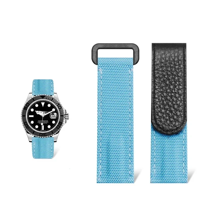 Luxury Watch Face - 20mm Hook and Loop Fastener Canvas