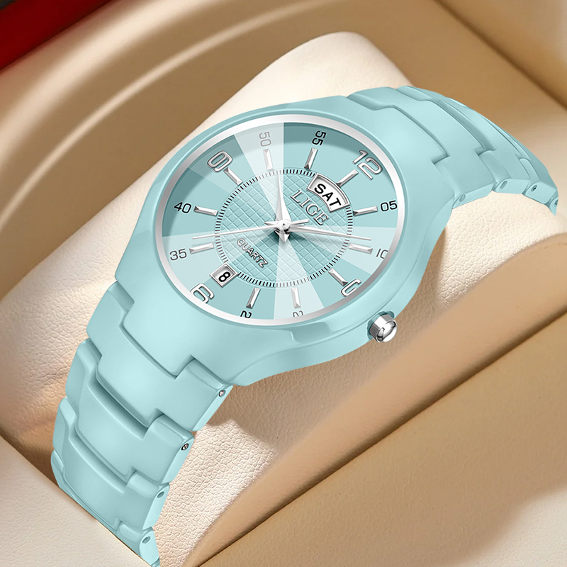 Luxury Watch Dial - LIGE Luxury Elegant Quartz Women Watches