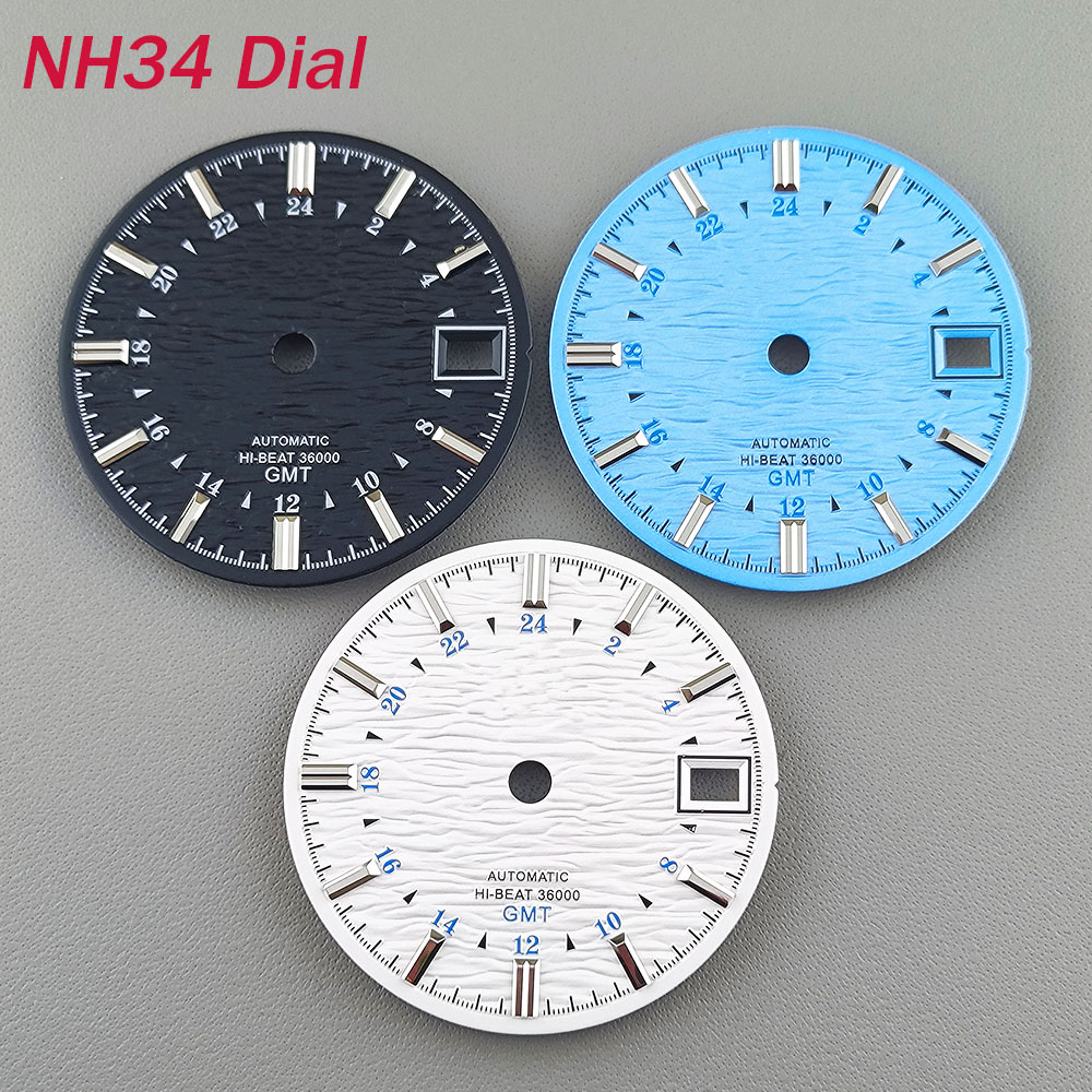 Luxury Watch Face - NH34 dial 28.5mm GS dial wavy