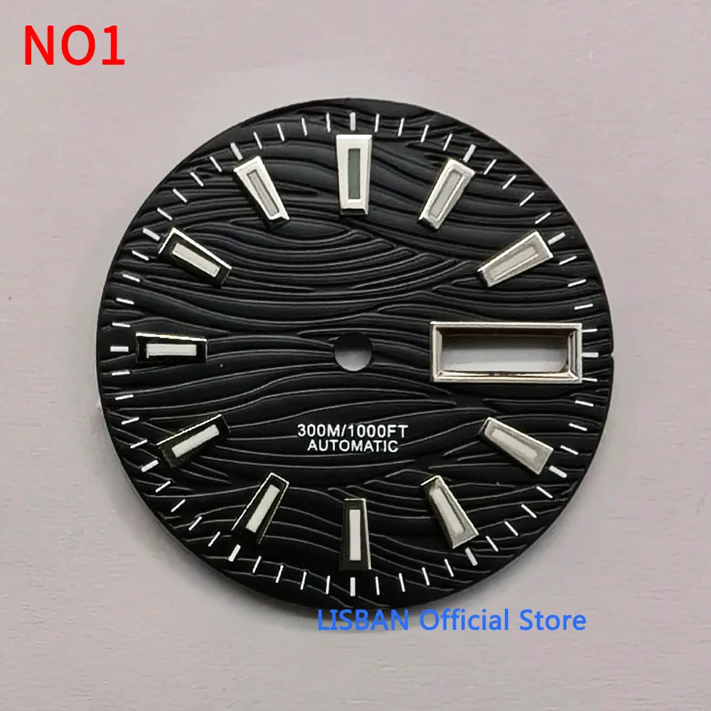 Luxury Watch Face - 29mm Black Blue Green Grey Watch
