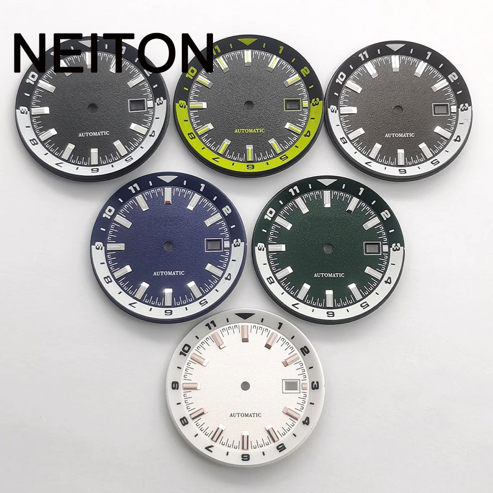 Luxury Watch Face - NEITON 36.5mm Watch Dial black white