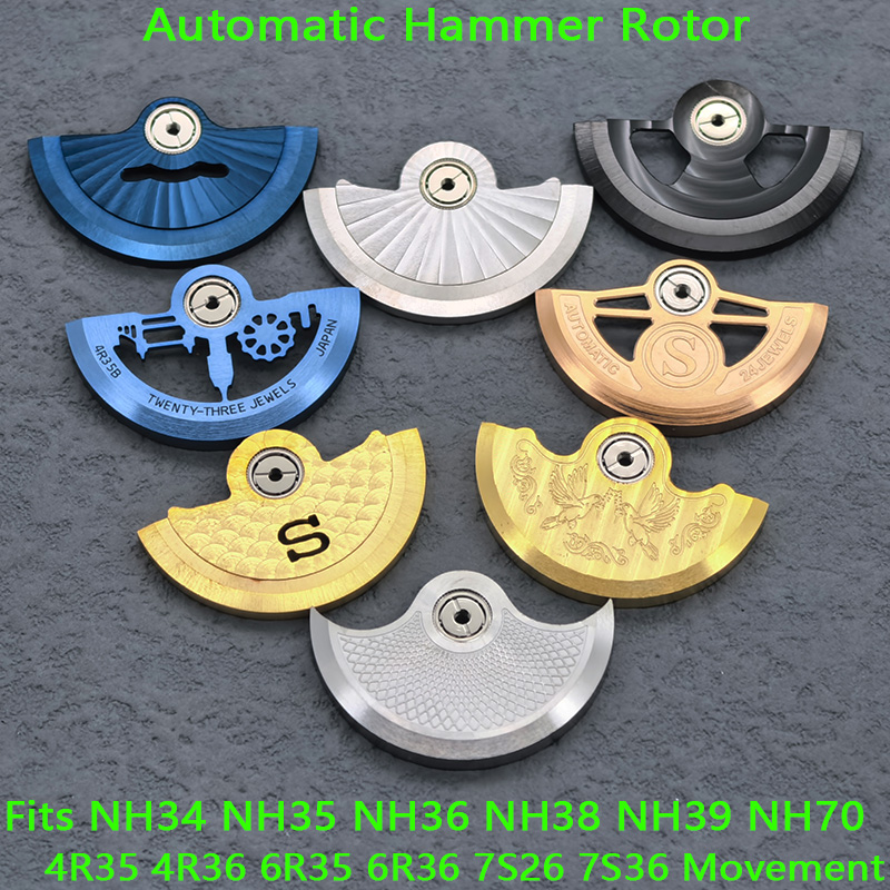 Custom NH35 Movement Rotor Osc - Luxury Watch Face recension och pris