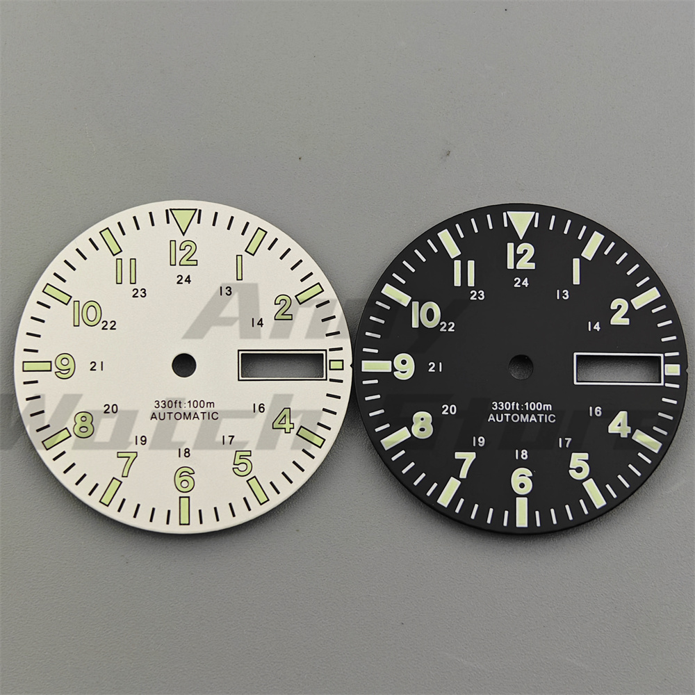 29mm Watch Dial Dual Date Cale - Luxury Watch Face recension och pris