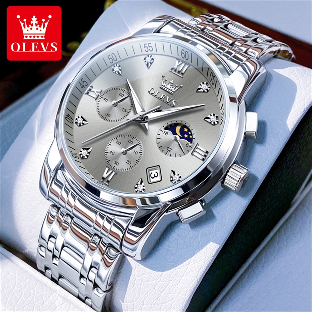 OLEVS 2858 Quartz Watch for Me - Luxury Watch Dial recension och pris