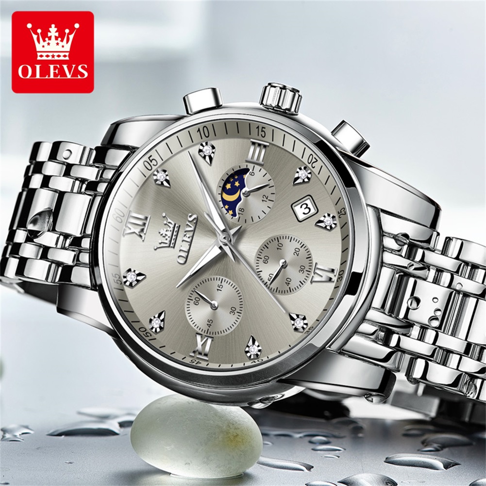 OLEVS 2858 Quartz Watch for Me - Luxury Watch Dial recension och pris