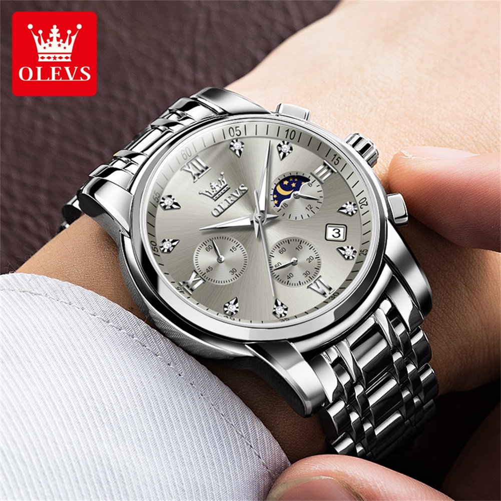 OLEVS 2858 Quartz Watch for Me - Luxury Watch Dial recension och pris