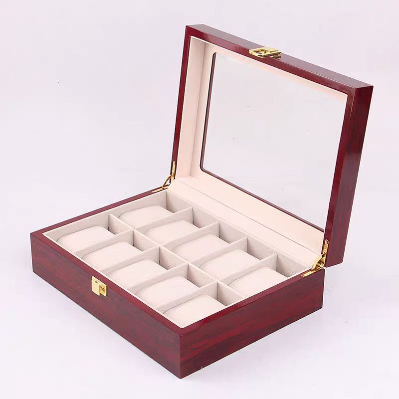 10 Grids Luxury Wooden Watch B - Luxury Watch Grade recension och pris