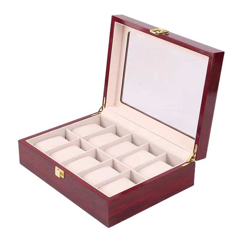 10 Grids Luxury Wooden Watch B - Luxury Watch Grade recension och pris