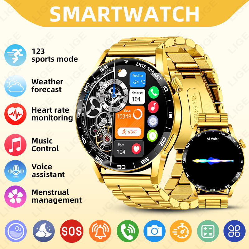 LIGE Luxury Smart Watch For Ma - Luxury Watch In The World recension och pris