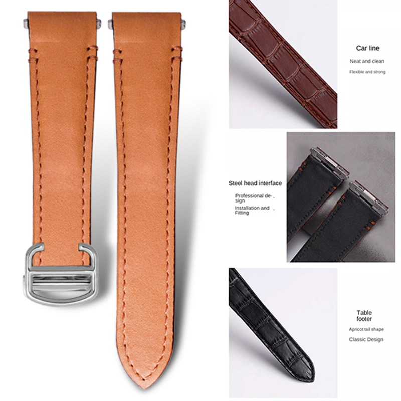 21mm 19mm Cow leather Watch St - Luxury Watch Cartier recension och pris