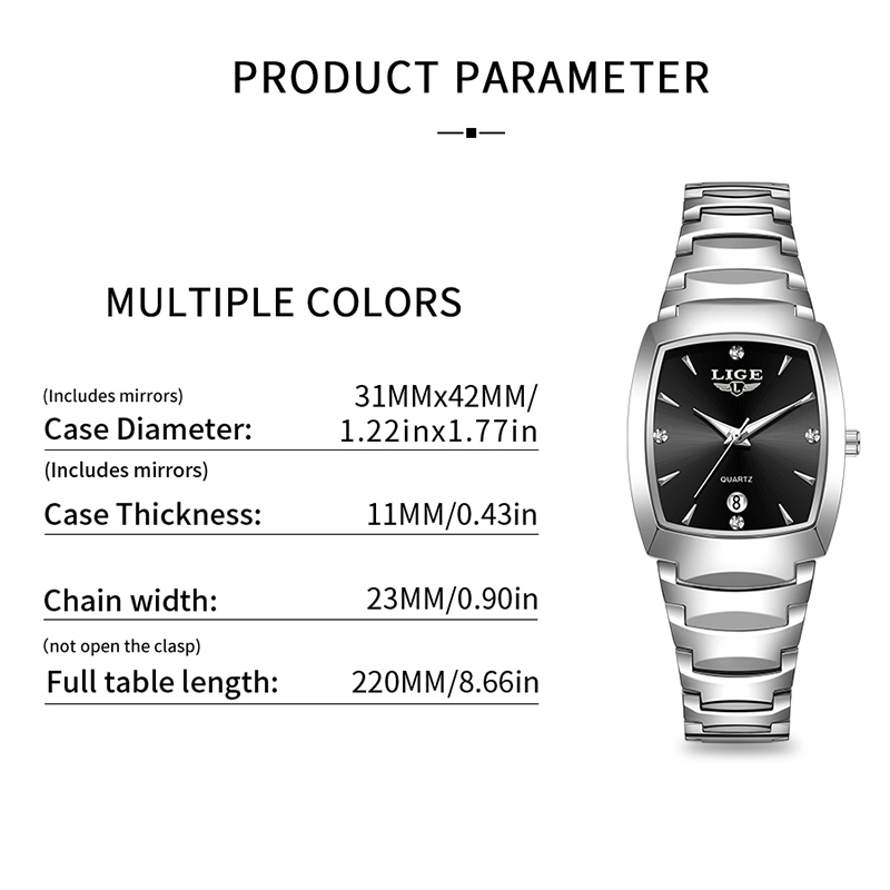 LIGE Watch women Business Luxu - Luxury Watch Usa recension och pris