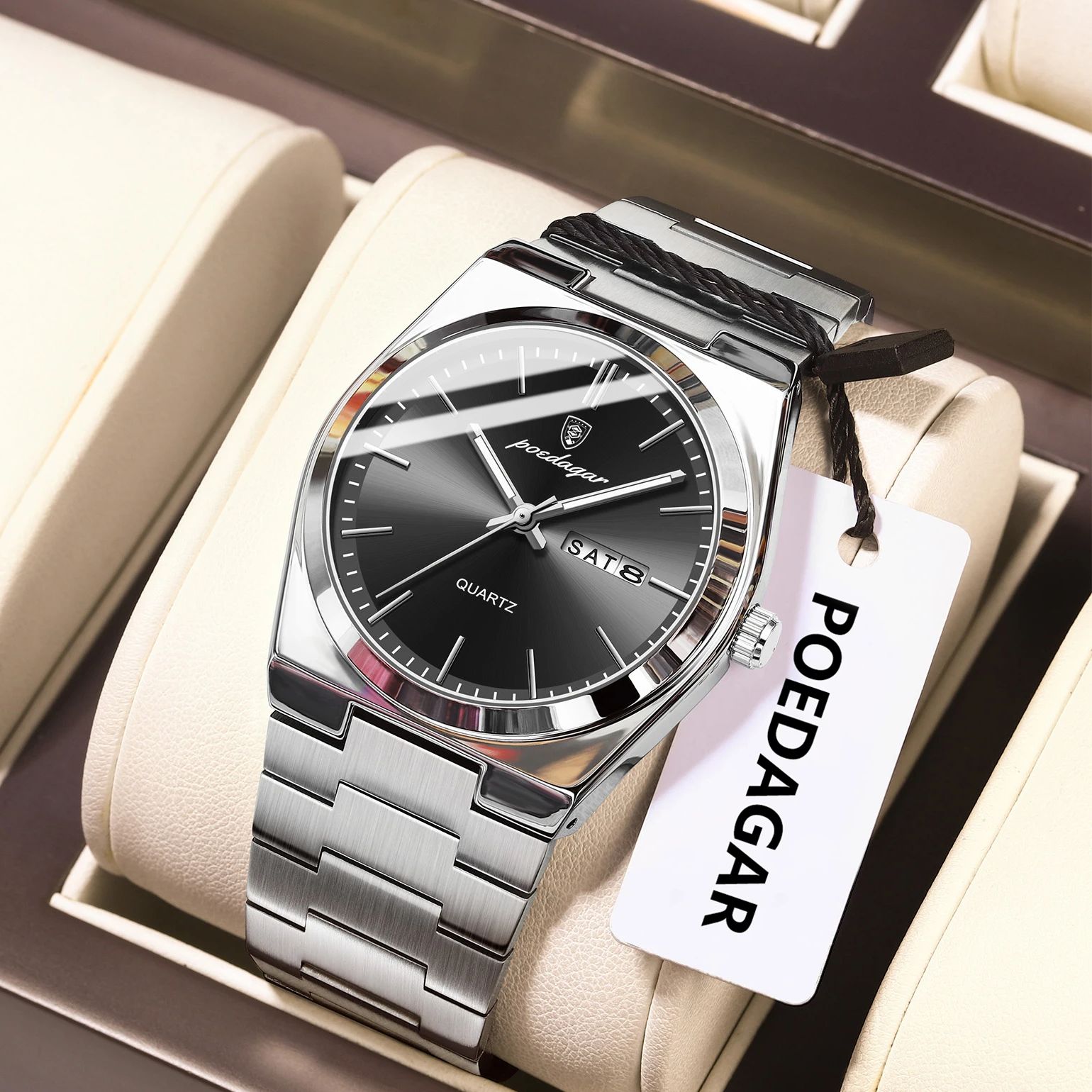 POEDAGAR Luxury Men's Quartz W - Luxury Watch Cartier recension och pris