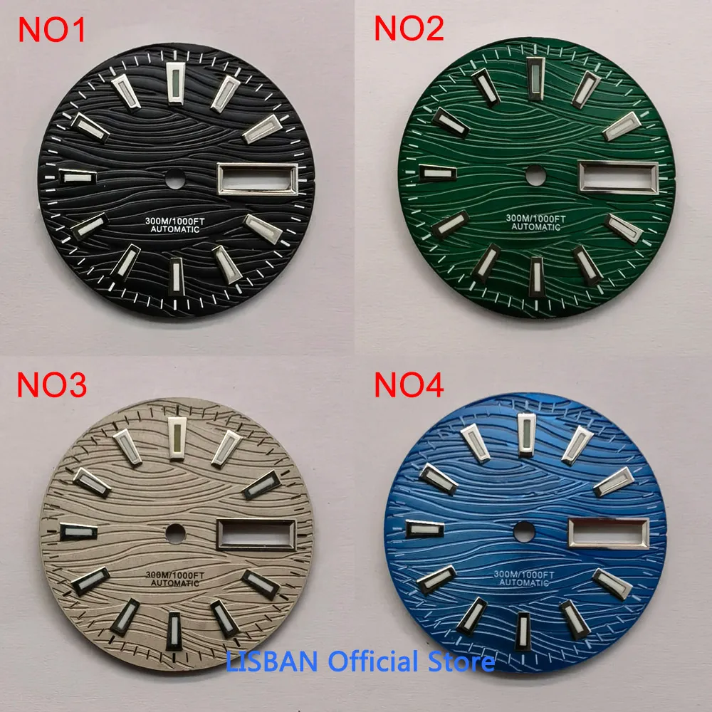 29mm Black Blue Green Grey Wat - Luxury Watch Face recension och pris