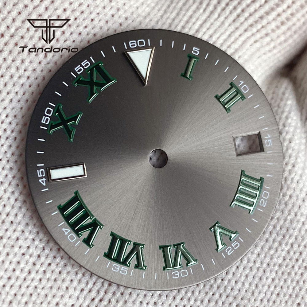 29mm Grey Sunburst Watch Dial  - Luxury Watch Face recension och pris