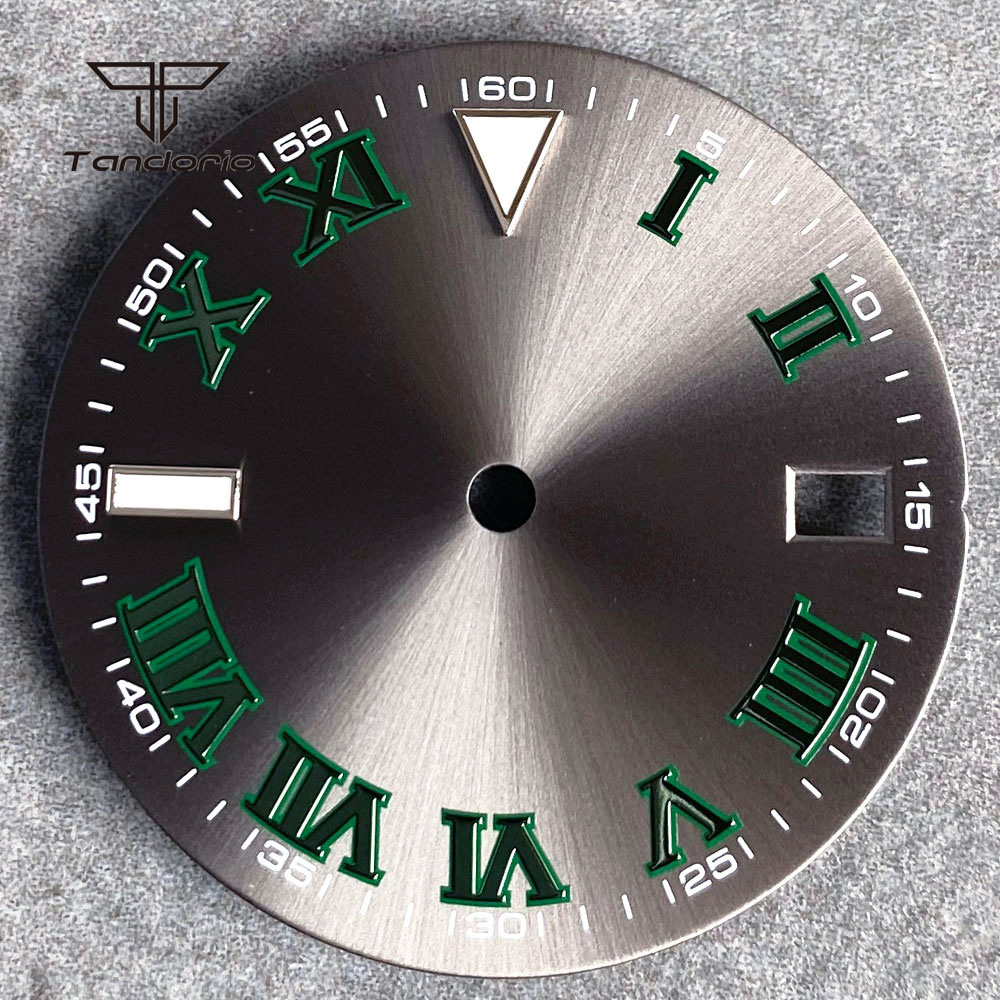 29mm Grey Sunburst Watch Dial  - Luxury Watch Face recension och pris