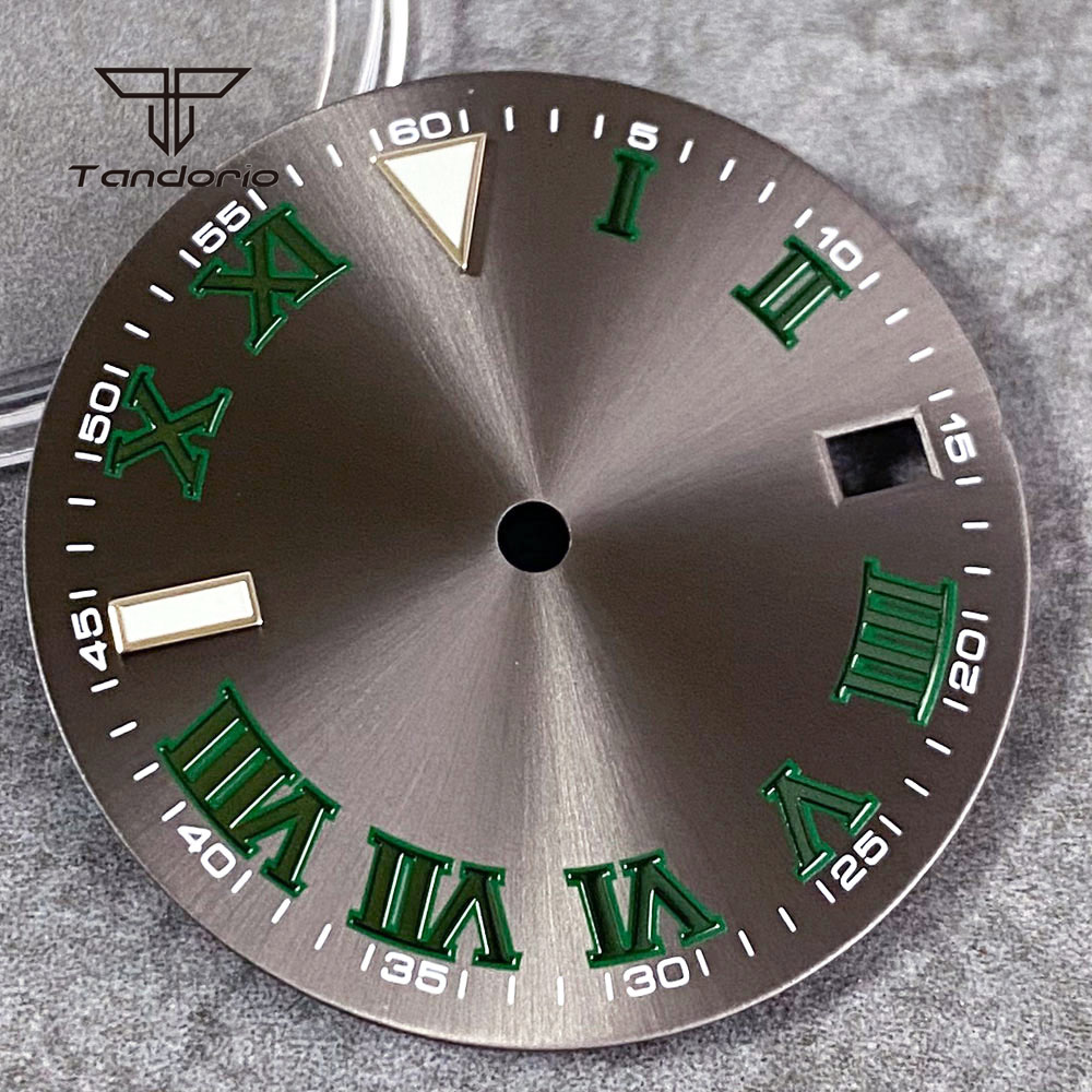 29mm Grey Sunburst Watch Dial  - Luxury Watch Face recension och pris