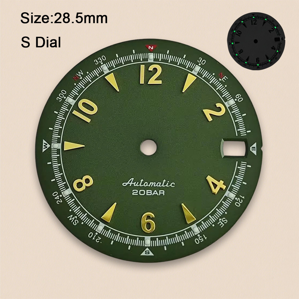 Nh35 Dial S Logo 28.5mm Retro  - Luxury Watch Face recension och pris