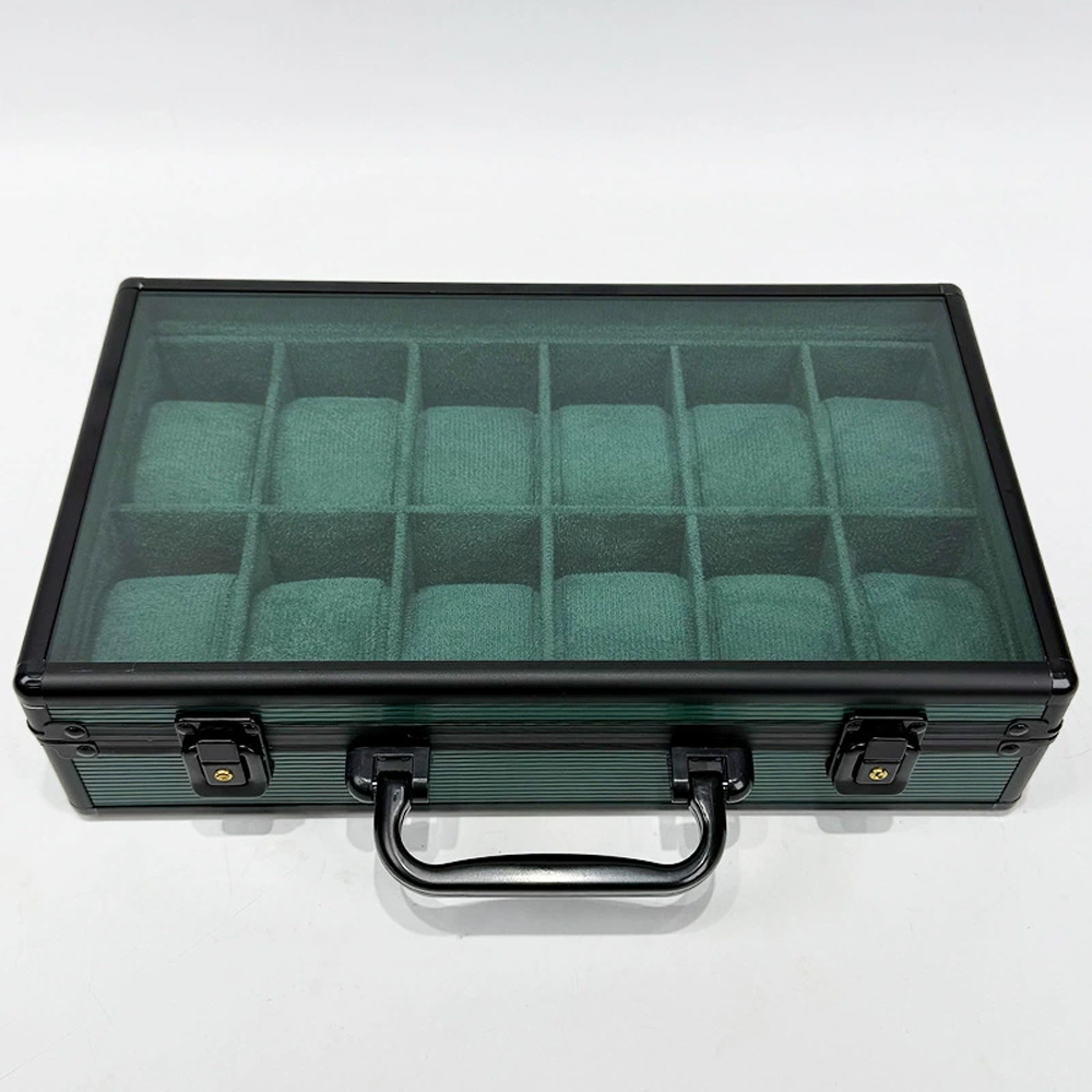 18/6/12/15 Slots Aluminum Gree - Luxury Watch Jaeger Lecoultre recension och pris