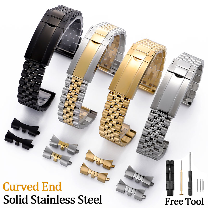 Premium Curved End Watch Strap - Luxury Watch Jaeger Lecoultre recension och pris