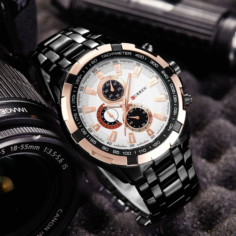 CURREN 8023 Quartz Watch Men W - Luxury Watch Cartier recension och pris