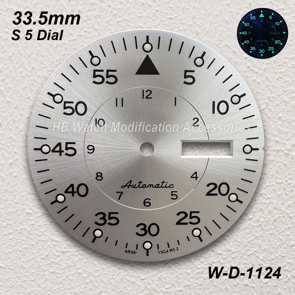 33.5mm S 5 Logo Sunray Dial Fi - Luxury Watch Face recension och pris