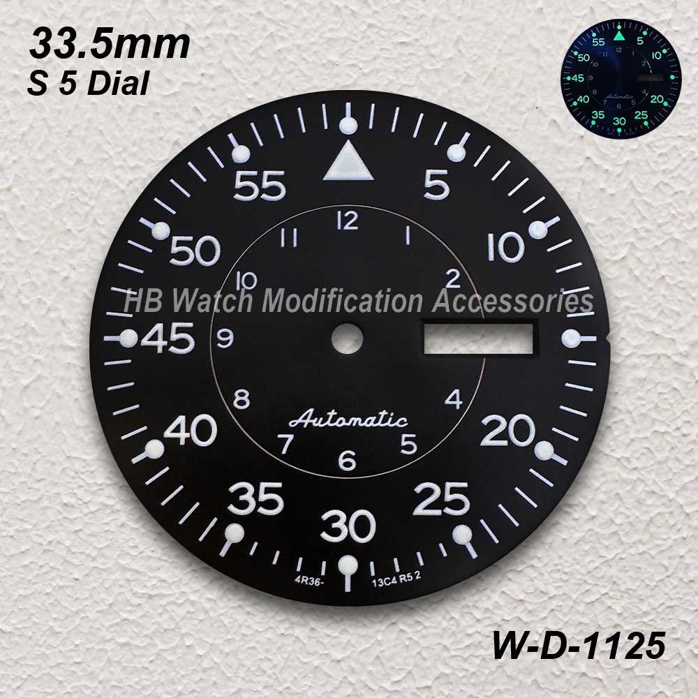 33.5mm S 5 Logo Sunray Dial Fi - Luxury Watch Face recension och pris