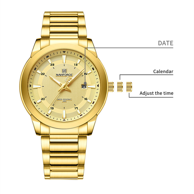 2024 Top Brand NAVIFORCE Mens  - Luxury Watch Cartier recension och pris