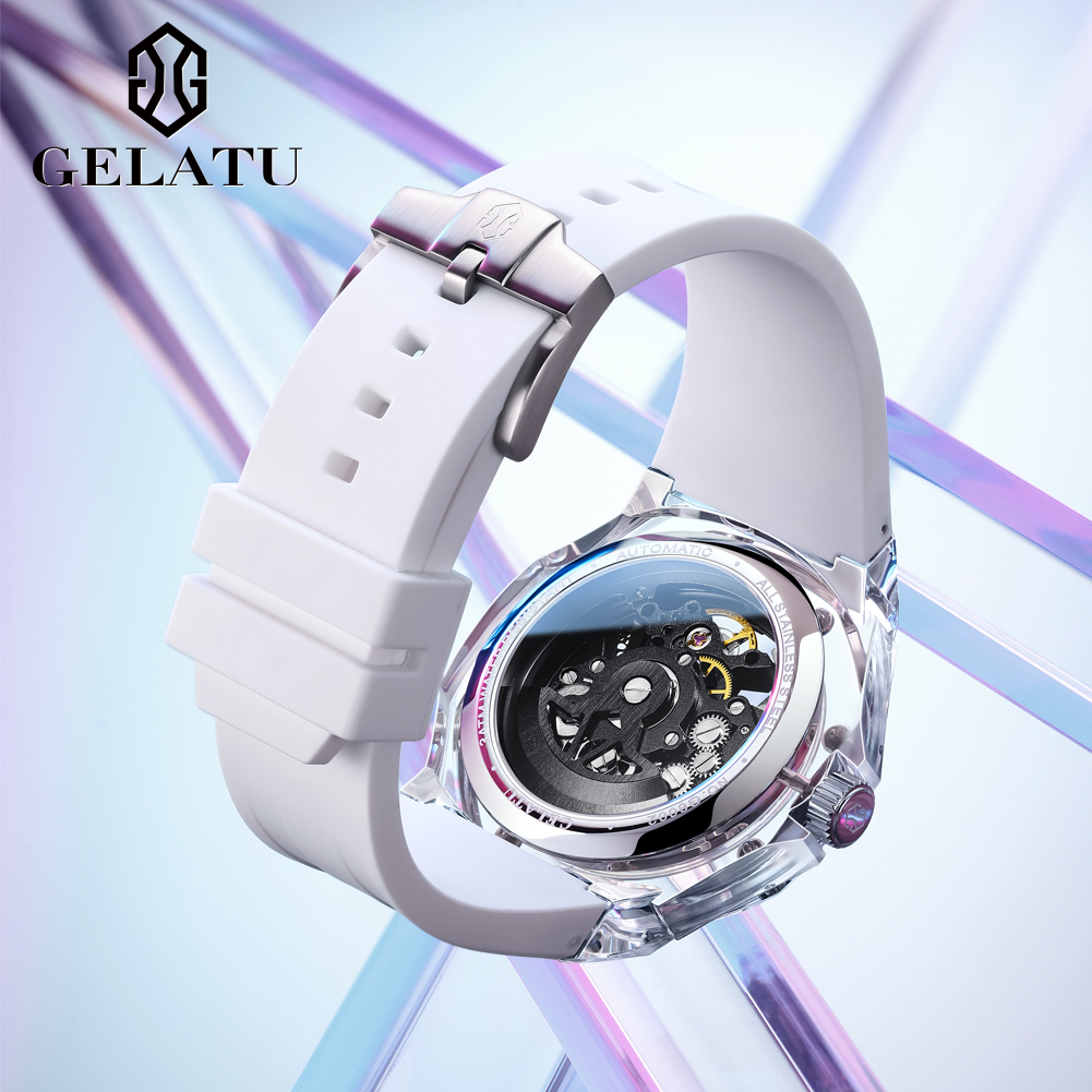 GELATU 8002 Automatic Mechanic - Luxury Watch Face recension och pris